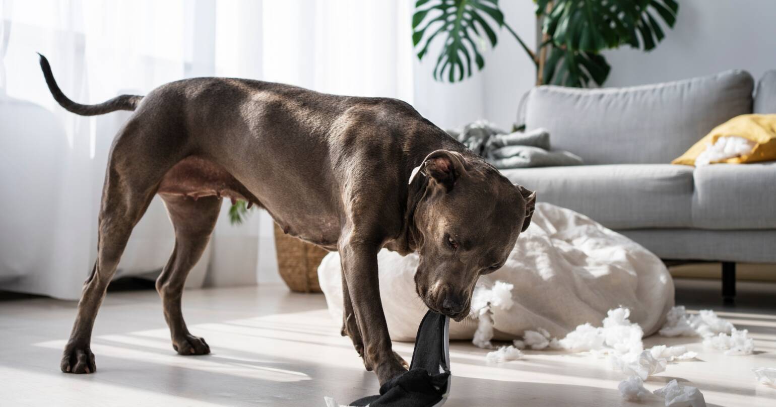 Destructividad del perro en casa en Mallorca: evaluación, educación y tratamiento