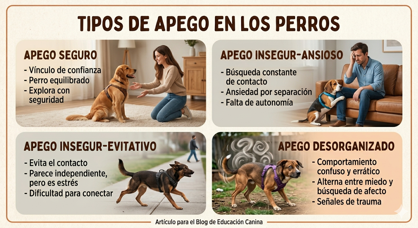 Apego en perros: qué es, cómo influye en su conducta y cómo fortalecer un vínculo seguro